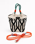 Bolso balde estilo coreano Moon XIII — packshot con bandolera