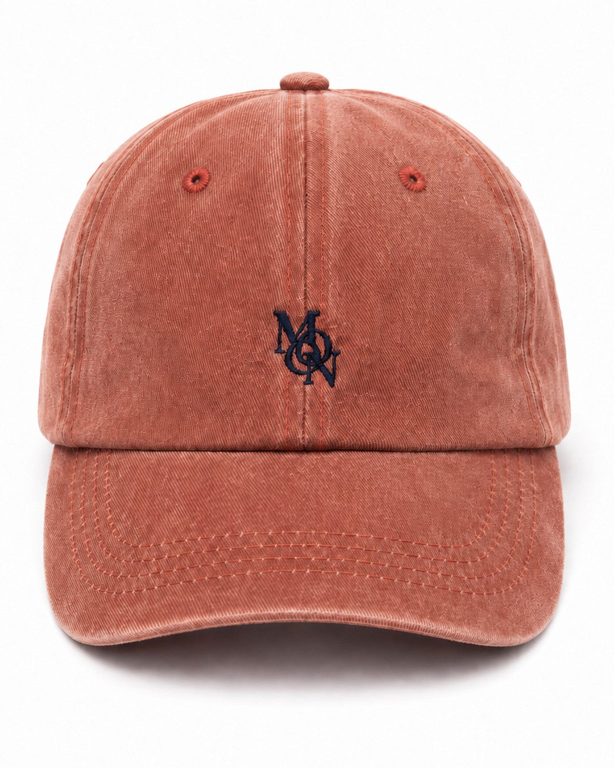 Gorra Hamptons Coral — delantera con monograma