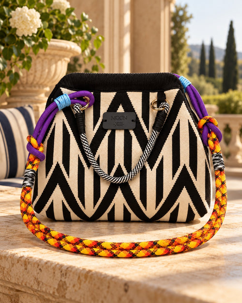Bolso Deauville — bodegón en una terraza mediterránea