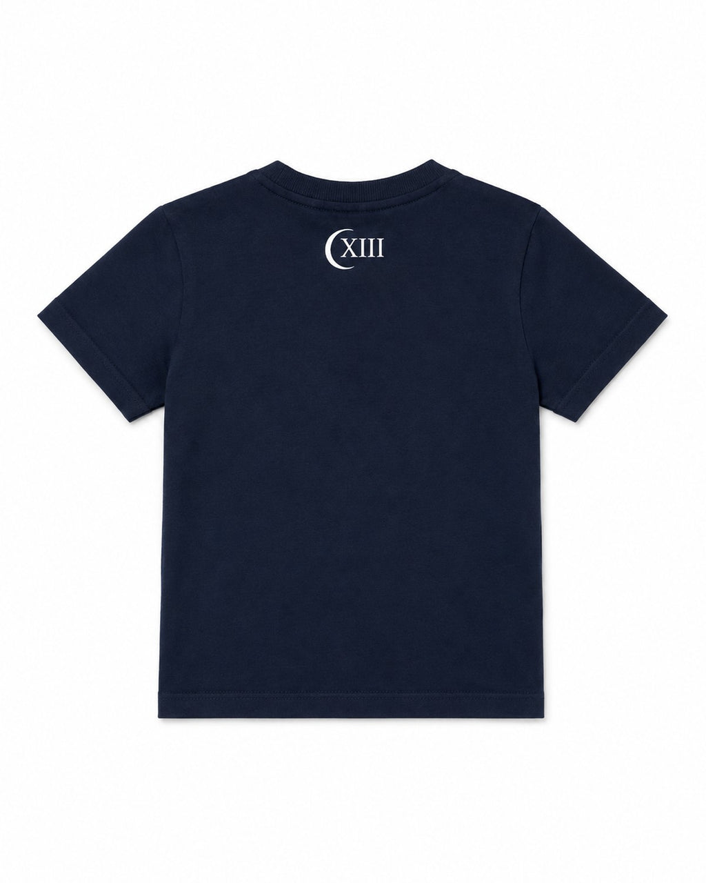 Camiseta Atlantic Navy Junior — plano trasero con luna y numeral XIII