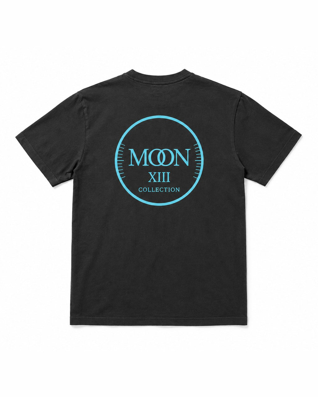 Camiseta Slate Classic — plano trasero con sello circular