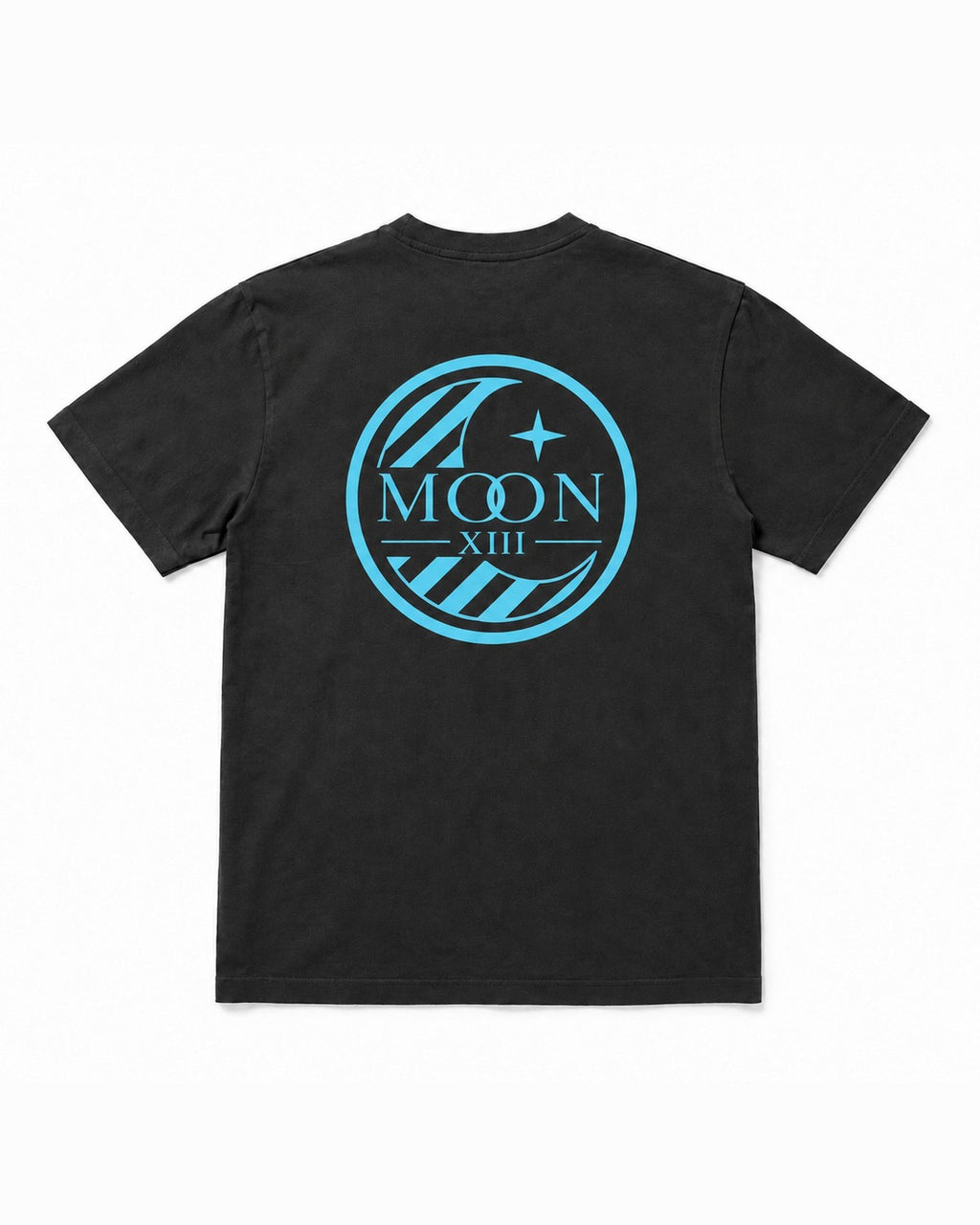 Camiseta Slate Club — plano trasero con sello circular