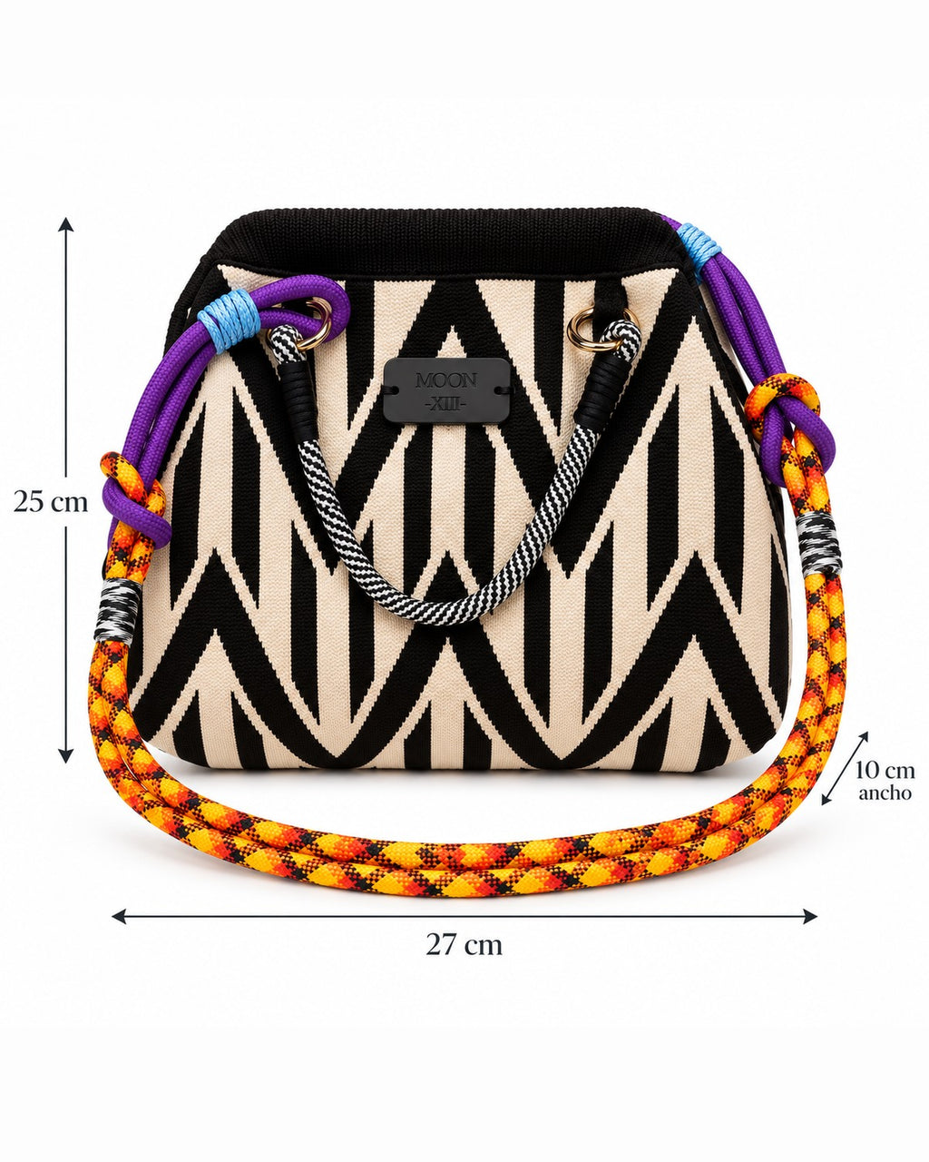Bolso Deauville — medidas 27 × 25 × 10 cm