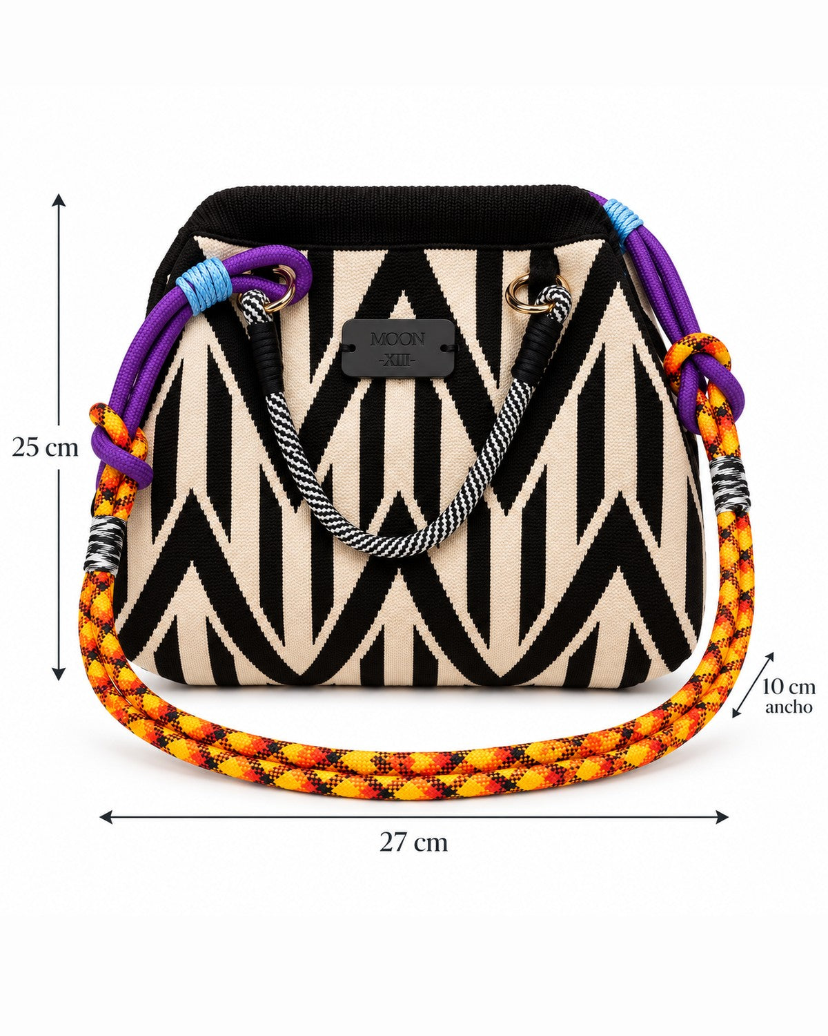 Bolso Deauville — medidas 27 × 25 × 10 cm