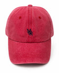 Hamptons Raspberry Cap — front with monogram