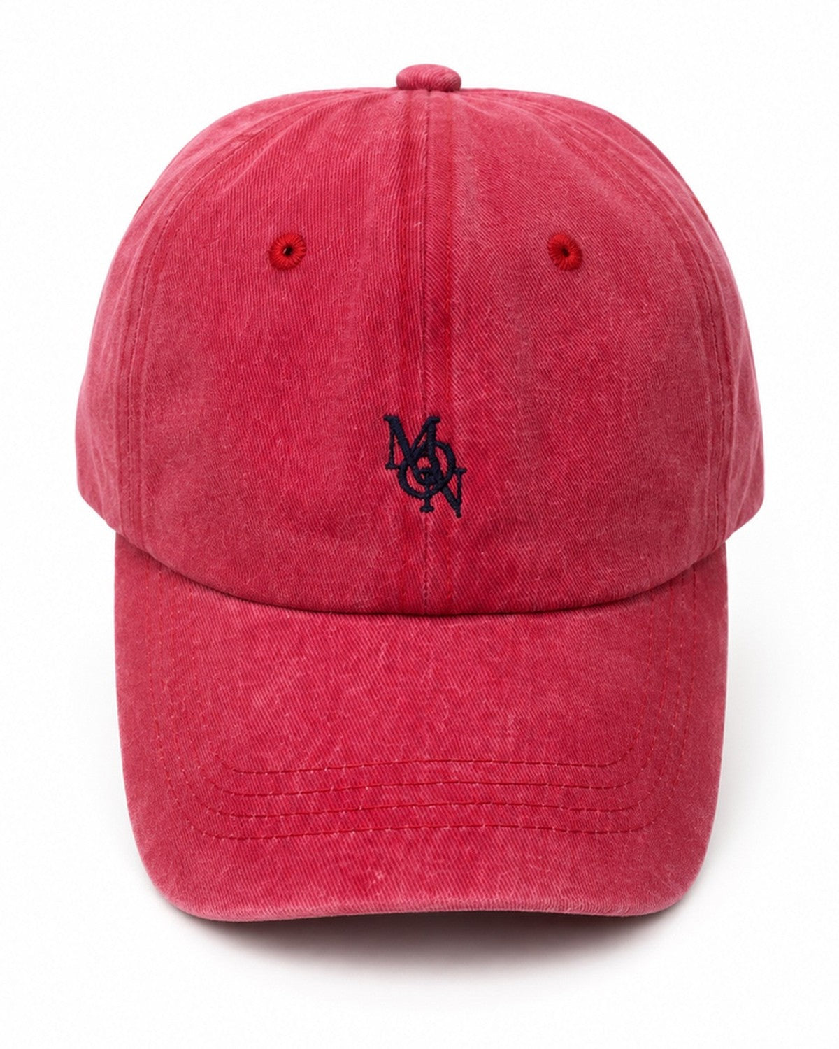 Gorra Hamptons Raspberry — delantera con monograma